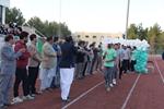 مراسم افتتاحیه مسابقات قهرمانی فوتبال دانشجویان پسر دانشگاه ها و موسسأت آموزش عالی سراسر کشور در دانشگاه سیستان و بلوچستان 