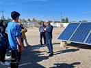بازدید دانشجویان گروه فیزیک از نیروگاه خورشیدی