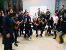 اجرای سرودهای انقلابی و محلی توسط گروه کُر دانشکده هنر و معماری